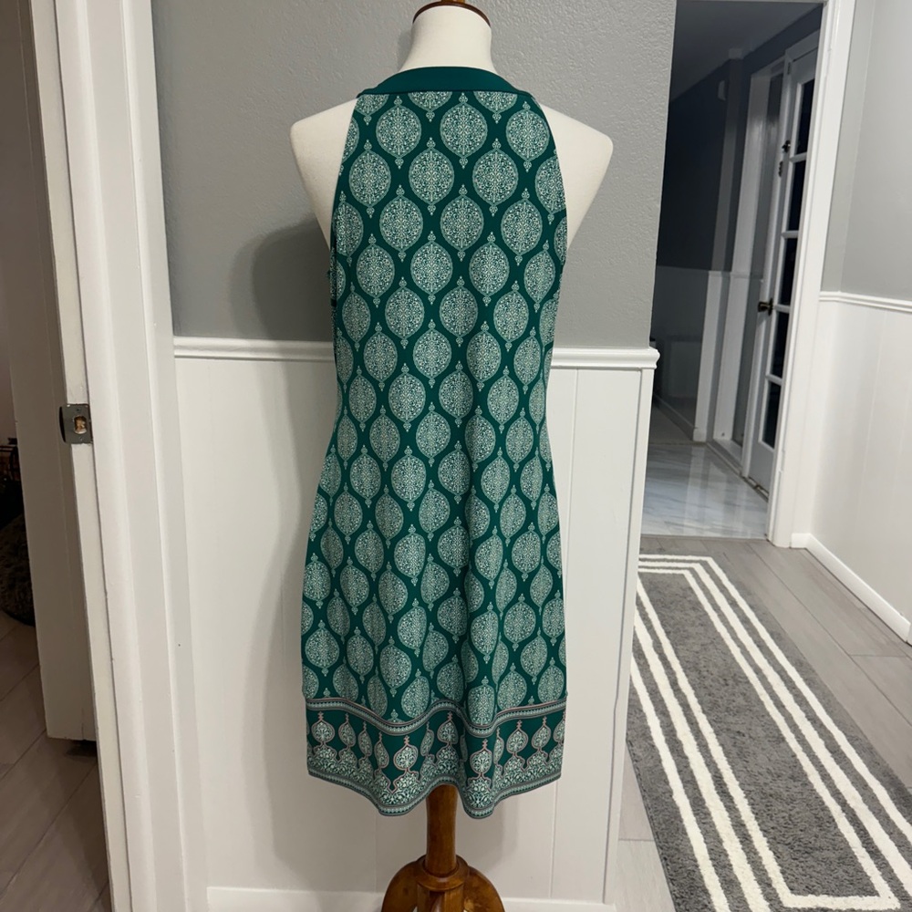 Magnolia Grace Embroidered Trim Knit Shift Dress Size M - Picture 2 of 7
